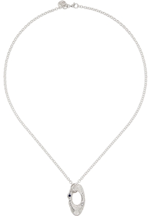 octi Silver River Sapphire Pendant Necklace