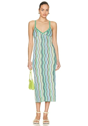 Simon Miller Comet Dress In Candy Swirl in Candy Swirl - Green. Size M (also in ).