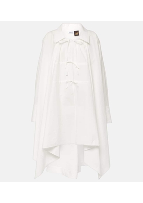 Loewe Paula's Ibiza asymmetric cotton-blend tunic