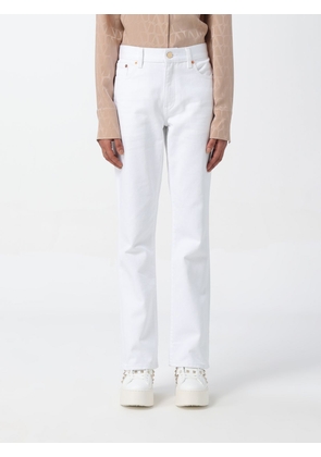 Jeans VALENTINO Woman colour White