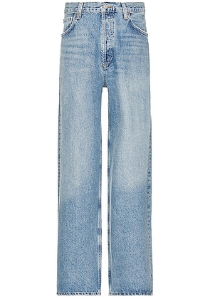 AGOLDE Low Slung Baggy Pant in Libertine - Blue. Size 34 (also in 36).