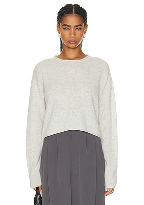 SABLYN Lance Cashmere Sweater in Blizzard - Grey. Size L (also in ).