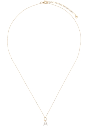 Mateo Gold Diamond Initial Necklace, A-Z