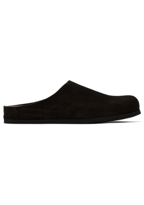 Common Projects Brown Clog Slip-On Loafers