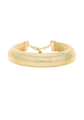 Rosantica Elettra Choker Necklace in Gold - Metallic Gold. Size all.
