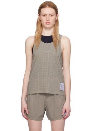 Satisfy Green Perforated Tank Top