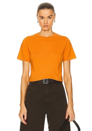 SABLYN Charleston Short Sleeve Top in Marzipan - Yellow. Size L (also in M, S, XS).