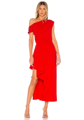 ELLIATT Pallas Dress in Red. Size XL, XS.