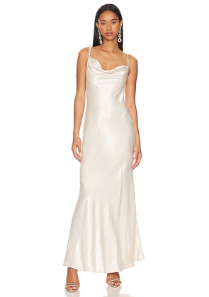 House of Harlow 1960 Irolo x REVOLVE Maxi Dress in Ivory. Size S, XS.
