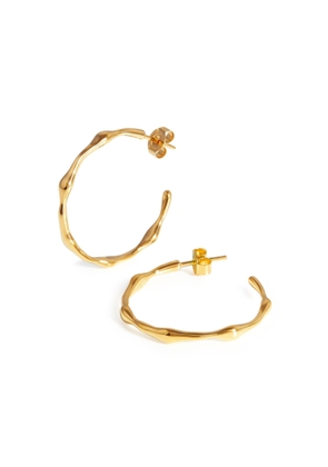 Missoma Medium Molten 18kt Gold Vermeil Hoop Earrings