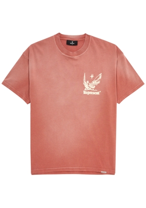Represent Spirits Of Summer Printed Cotton T-shirt - Pink