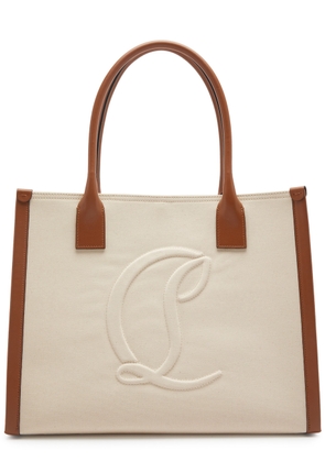 Christian Louboutin By My Side Large Canvas Tote - Caramel