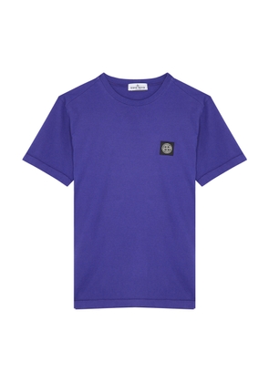 Stone Island Kids Logo Cotton T-shirt (10-12 Years) - Blue Royal - 12YR (12 Years)