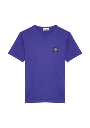 Stone Island Kids Logo Cotton T-shirt (14 Years) - Blue Royal - 14YR (14 Years)