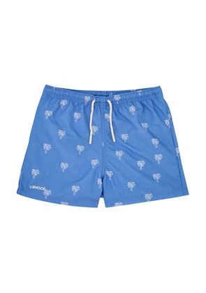 Liewood Kids Duke Printed Shell Swim Shorts - Blue - 92 (24 Months)