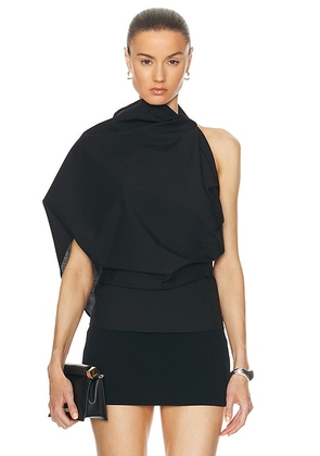 Rohe Occasion Open Back Top in Noir - Black. Size 34 (also in 36, 38).
