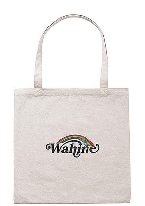 Wahine Tote in Off White - White. Size all.