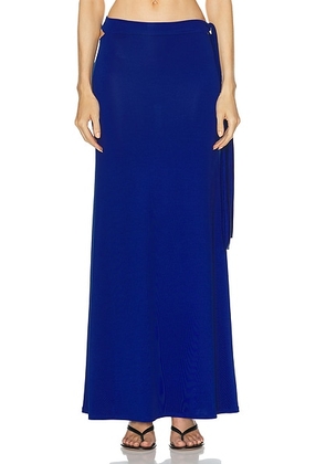 Jade Cropper Maxi Skirt in Blue - Blue. Size 34 (also in 36, 38, 40).