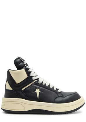 Rick Owens X Converse Turbowpn Panelled Leather Sneakers - Black - 44 (IT44 / UK10)