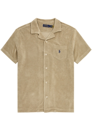 Polo Ralph Lauren Spa Logo-embroidered Terry Shirt - Beige - L