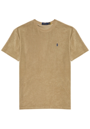 Polo Ralph Lauren Spa Logo-embroidered Terry T-shirt - Beige