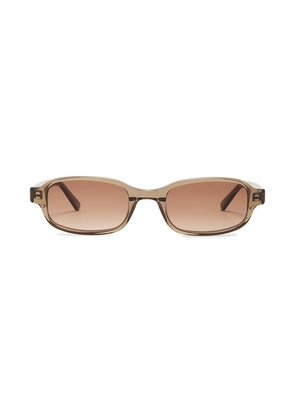 DMY BY DMY Margot Sunglasses in Olive.