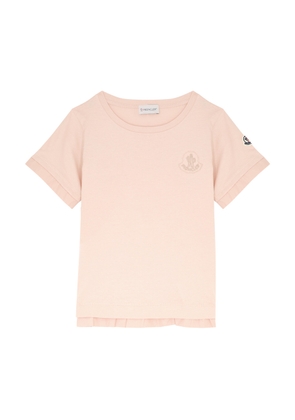 Moncler Kids Logo-embroidered Cotton T-shirt (8-10 Years) - Pink - 10A (10 Years)