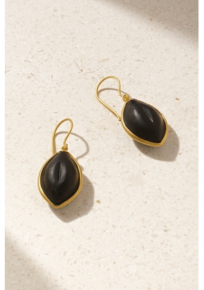 Pippa Small - 18-karat Gold Onyx Earrings - One size
