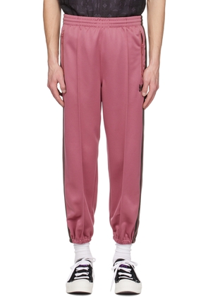 NEEDLES Pink Zipped Track Sweatpants