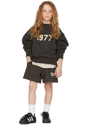 Fear of God ESSENTIALS Kids Black Fleece '1977' Sweatshirt