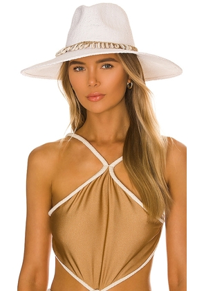 Nikki Beach Barbados Hat in White.