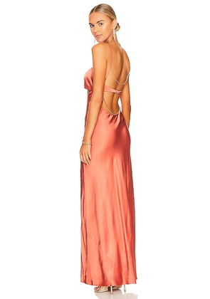LPA Adellum Maxi Dress in Coral. Size M, XL.