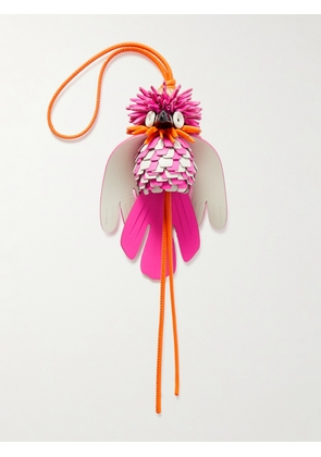 Loewe - + Paula's Ibiza Exotic Bird Leather Keyring - Pink - One size