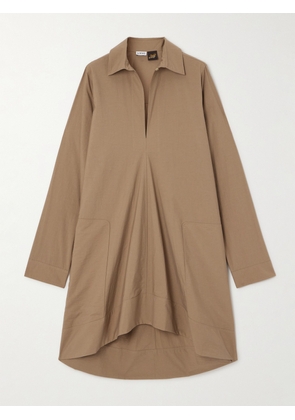 Loewe - + Paula's Ibiza Cotton-blend Poplin Shirt Dress - Neutrals - FR34,FR36,FR38,FR40,FR42,FR44