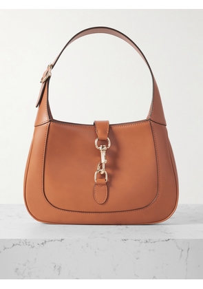 Gucci - Jackie Leather Shoulder Bag - Brown - One size