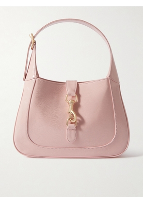 Gucci - Jackie Small Patent-leather Shoulder Bag - Pink - One size