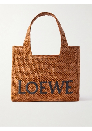 Loewe - + Paula's Ibiza Small Embroidered Raffia Tote - One size