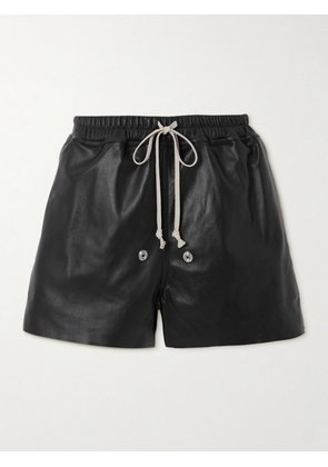 Rick Owens - Embellished Leather Shorts - Black - IT38,IT40,IT42,IT44,IT46