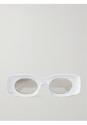 Loewe - + Paula's Ibiza Rectangle-frame Acetate Sunglasses - White - One size