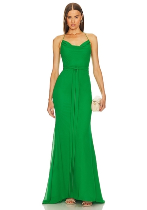 Michael Costello x REVOLVE Lorie Gown in Green. Size XS.