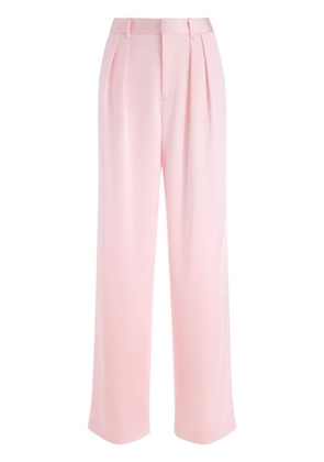 alice + olivia Pompey pleat-detail high-waist trousers - Pink