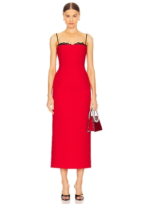 The New Arrivals by Ilkyaz Ozel No?lie Dress in Red. Size 40/L.