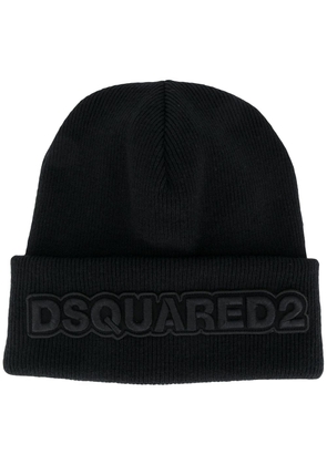 Dsquared2 embroidered logo beanie - Black