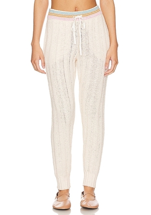LSPACE Ivy Pant in Ivory. Size M, S, XL, XS.