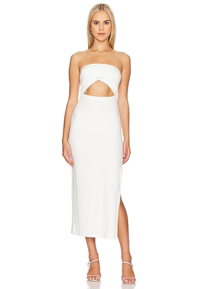 LSPACE Kierra Dress in Cream. Size L, S, XL, XS.