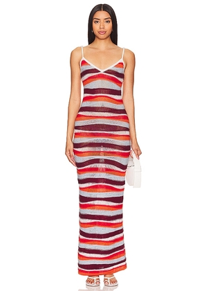 Lovers and Friends Sienna Maxi Dress in Red. Size L, S, XS.