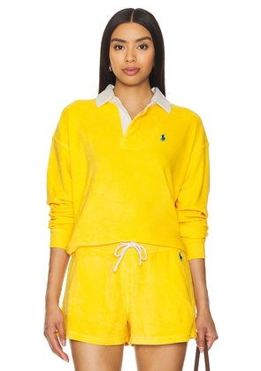 Polo Ralph Lauren Rugby Top in Yellow. Size M, XL, XXL.