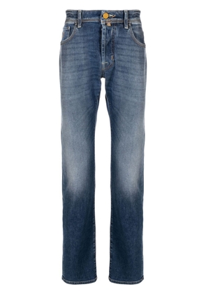 Jacob Cohën straight-leg mid-rise jeans - Blue