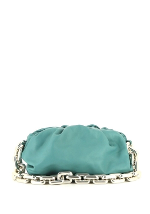 Bottega Veneta Pre-Owned chunky chain gathered handbag - Blue