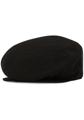 Dolce & Gabbana seam-detail cotton flat cap - Black